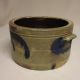 Antique Stoneware: Early 19thc.  Cobalt - Decorated Cake Crock,  Very Unusual,  Nr Crocks photo 11