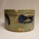 Antique Stoneware: Early 19thc.  Cobalt - Decorated Cake Crock,  Very Unusual,  Nr Crocks photo 1