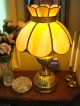 Rare Antique Carbide Lamp,  Slag Glass Shade 1800 ' S,  Own A Piece Of History Lamps photo 2