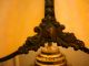 Rare Antique Carbide Lamp,  Slag Glass Shade 1800 ' S,  Own A Piece Of History Lamps photo 5