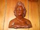 Best Antique Walnut Bust Woman Princess Queen Statue Wood Wooden Carved Figure Carved Figures photo 5