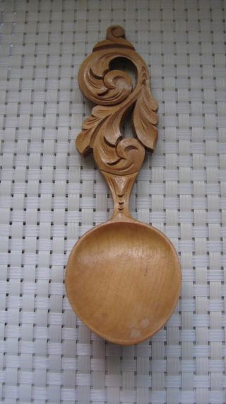 Handcarved Wooden Spoon From Norway photo