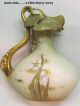 True Art Nouveau Drop Edge Candle Vase Turn - Teplitz Amphora Works Reissner Vase Vases photo 1