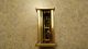 Early Antique Waterbury Miniature Carriage Clock In Case Travel Porcelain Parts Clocks photo 3