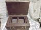 Fantastic Completely Hand Made Tramp Art Stud & Cut Out Brass Treasure Box Boxes photo 4