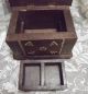 Fantastic Completely Hand Made Tramp Art Stud & Cut Out Brass Treasure Box Boxes photo 5