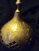 Rare Vintage Turkish Ottoman Syrian Islamic Brass Censer Incense Burner Metalware photo 2