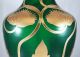 Early Gold Overlay Green Glass Vase Vases photo 1