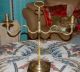 Majestic Solid Brass Adjustable Swing Candleabrum Candelabra Candlestick Vintage Metalware photo 1