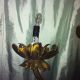 Candlelabra Wall Light - Vintage,  Made Out Of Brass Lamps photo 2