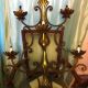 Candlelabra Wall Light - Vintage,  Made Out Of Brass Lamps photo 3