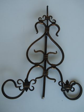 Wrought Iron Decorative Candle Holder,  Wall Hanger,  Metalware,  Metal,  Livingroom photo