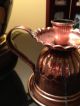 Rare - Antique Copper Candle Holder With Decoration. Metalware photo 2