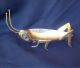 Brass Cricket Inlaid With Mother Of Pearl Trinket Soap Dish Mexico Adorable Metalware photo 1