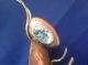 Brass Cricket Inlaid With Mother Of Pearl Trinket Soap Dish Mexico Adorable Metalware photo 3