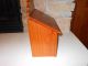 Vintage Folk Art Pine Wall Salt/candle Box Boxes photo 4