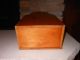 Vintage Folk Art Pine Wall Salt/candle Box Boxes photo 6