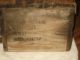 Vintage Antique Wooden Advertising Box - Rare Box/crate - Collectible Boxes photo 6