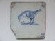4 Delft Tiles With Big Birds,  Really Bargain Price ++++++++++ Tiles photo 2