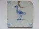 4 Delft Tiles With Big Birds,  Really Bargain Price ++++++++++ Tiles photo 3