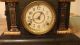 Antique Seth Thomas Adamantine Mantel Clock - Faces & Lions Marbleized Runs Clocks photo 1