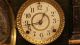 Antique Seth Thomas Adamantine Mantel Clock - Faces & Lions Marbleized Runs Clocks photo 3