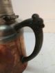 Antique Sovereign G I Mix Copper& Pewter Caddy Pitcher W/head Finial 1880 - 1904 Metalware photo 1