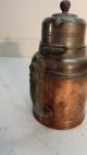 Antique Sovereign G I Mix Copper& Pewter Caddy Pitcher W/head Finial 1880 - 1904 Metalware photo 7