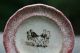 Early 19th C.  Spongeware Dish Plate With Figure Decor Centrally C1820 Plates & Chargers photo 2