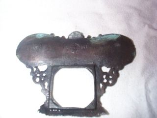 Early 1900 ' S Cast Metal Inkwell photo