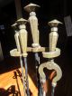 Bronze Washed Bradley And Hubbard Fireplace Tools W/stand & Hammer Texture Yum Metalware photo 8