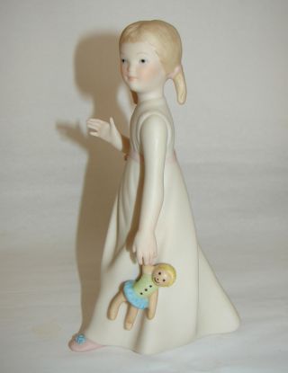 Vintage Cybis American Porcelain Wendy With Doll Figurine photo