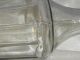 Antique 10 Sided Glass Bottle Marked With 9 On Side Air Bubbles In Glass Cool Bottles photo 2