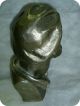 Young Fidel Castro Communist Leader Of Cuba Russian Metal Bust Ussr 1960 ' S Rare Metalware photo 2