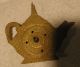 Antique Brass India High Detail Incense Burner Teapot /magic Lantern Patina Metalware photo 2