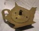 Antique Brass India High Detail Incense Burner Teapot /magic Lantern Patina Metalware photo 3