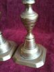 Pair Of Victorian Brass Candlesticks 25cm High Good Condition Great For Display Uncategorized photo 3