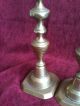Pair Of Victorian Brass Candlesticks 25cm High Good Condition Great For Display Uncategorized photo 5