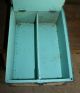 Vintage Wooden Storage Or Tool Box With Divided Inner Compartments & Metal Trim Boxes photo 6