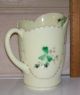 Early Rose Decorated Eapg Custard Glass Pitcher Six Tumbler Cup Water Set Glows Pitchers photo 3