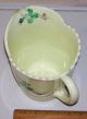 Early Rose Decorated Eapg Custard Glass Pitcher Six Tumbler Cup Water Set Glows Pitchers photo 4