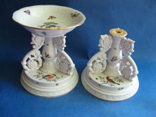Meissen 18 Ct.  Guarante Pair Legs For Chargers Very Rare photo