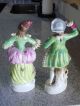 Lovely Lace Porcelain Couple With Gold Detail Figurines photo 3