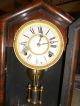 Great Antique Davison Mantel Clock / Key / Chime Clocks photo 4