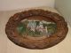 Vintage Neuschwanstein German Wood Carved Wall Plaque - Great Carved Work Carved Figures photo 5
