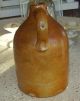 Antique F.  T.  Wright & Son Stoneware Whiskey Jug 1800s Jugs photo 5