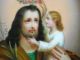 Painted Plaque Christ And Child Perfect Millers Antiques Other photo 3
