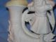 1880 Antique German Unger Schneider Porcelain Figurine Bisque Vase Figurines photo 9