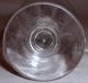 Antique Blown Glass Wine Cut Flutes Applied Base And Stem Ca.  Early 1800 ' S Stemware photo 3