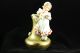 Cute Porcelain Vase: Little Girl In Nightgown & Cap,  Blowing Bubbles Figurines photo 8